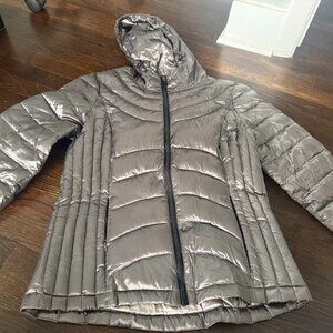 Padded Jacket Silver Andrew Marc